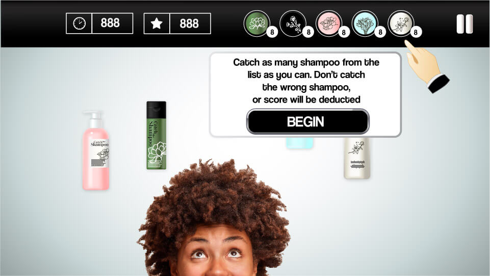 Catch The Shampoo